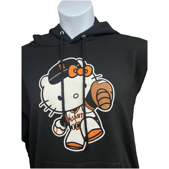 San Francisco Giants Baseball Sanrio Hello Kitty Pullover Hoodie Medium 50/50 - Picture 5 of 7